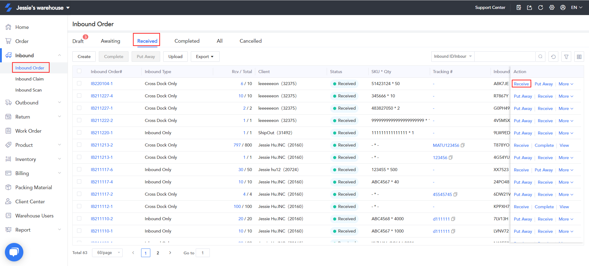 How to cancel a received box in inbound orders？ – ShipOut Support Center