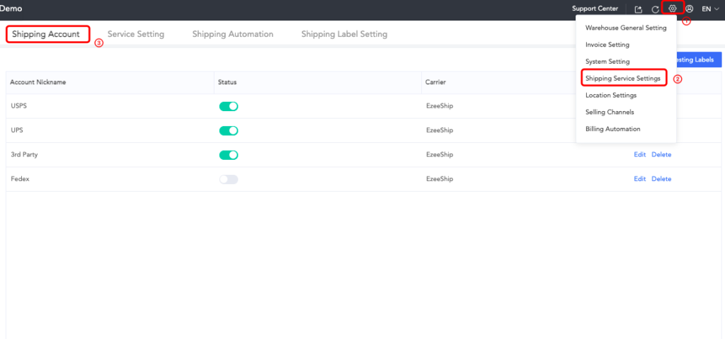 How to set up shipping services and automation rules? – ShipOut Support ...