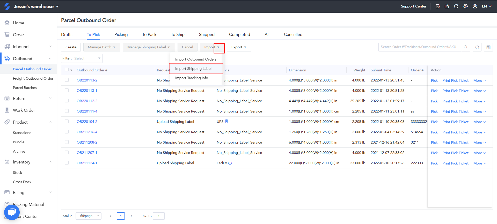 How to import shipping labels in batches? – ShipOut Support Center
